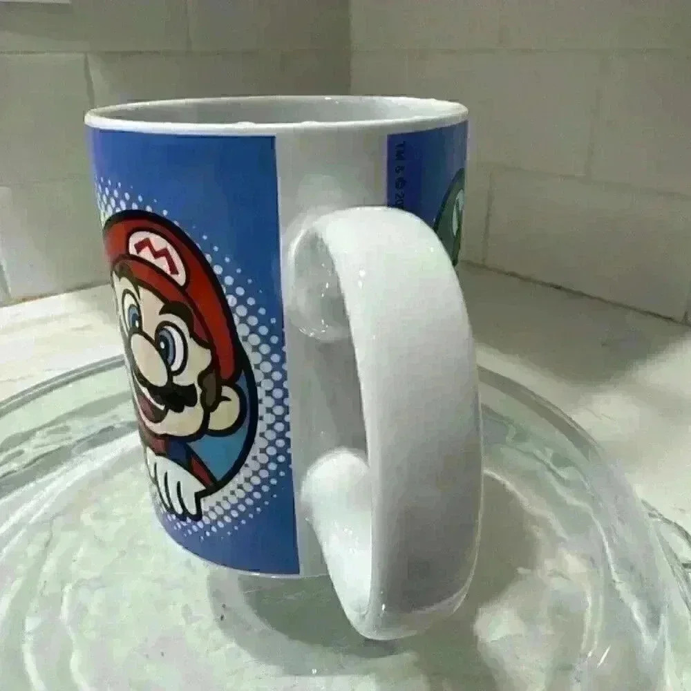 Super Mario Bros Coffee Mug Frankford Candy 2022 Luigi Princess Peach Nintendo - Picture 2 of 8